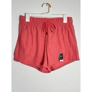 Athletic Gym Shorts Desert Peach Moisture Wicking Drawstring Pockets Medium 8-10